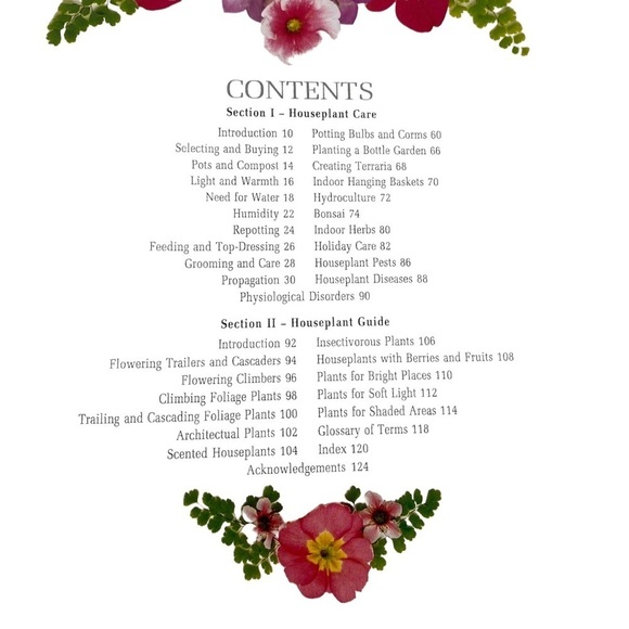 Houseplant Care Book Step by Step Guide 124 Pages Whitecap 1994 - Picture 6 of 11